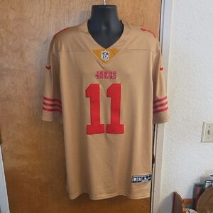 Brandon Aiyuk Gold San Francisco 49ers Inverted Legend Jersey Size Large